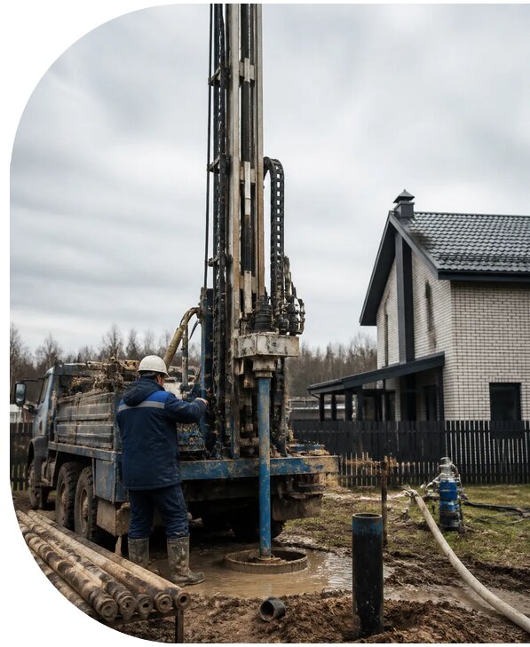 Бурение скважин на воду под ключ в Рославле от 123312 р. | АПаруса-Рлв