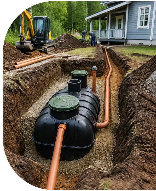 Септик для сезонного проживания в Рославле от 77070 р. | АПаруса-Рлв