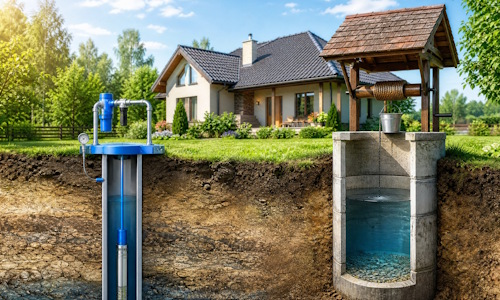 Автономное водоснабжение загородного дома Рославль: скважина или колодец